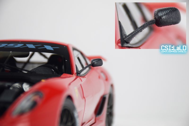 Not the most detailed Carbon Fiber molding, but it’s only noticeable at this zoom-level.